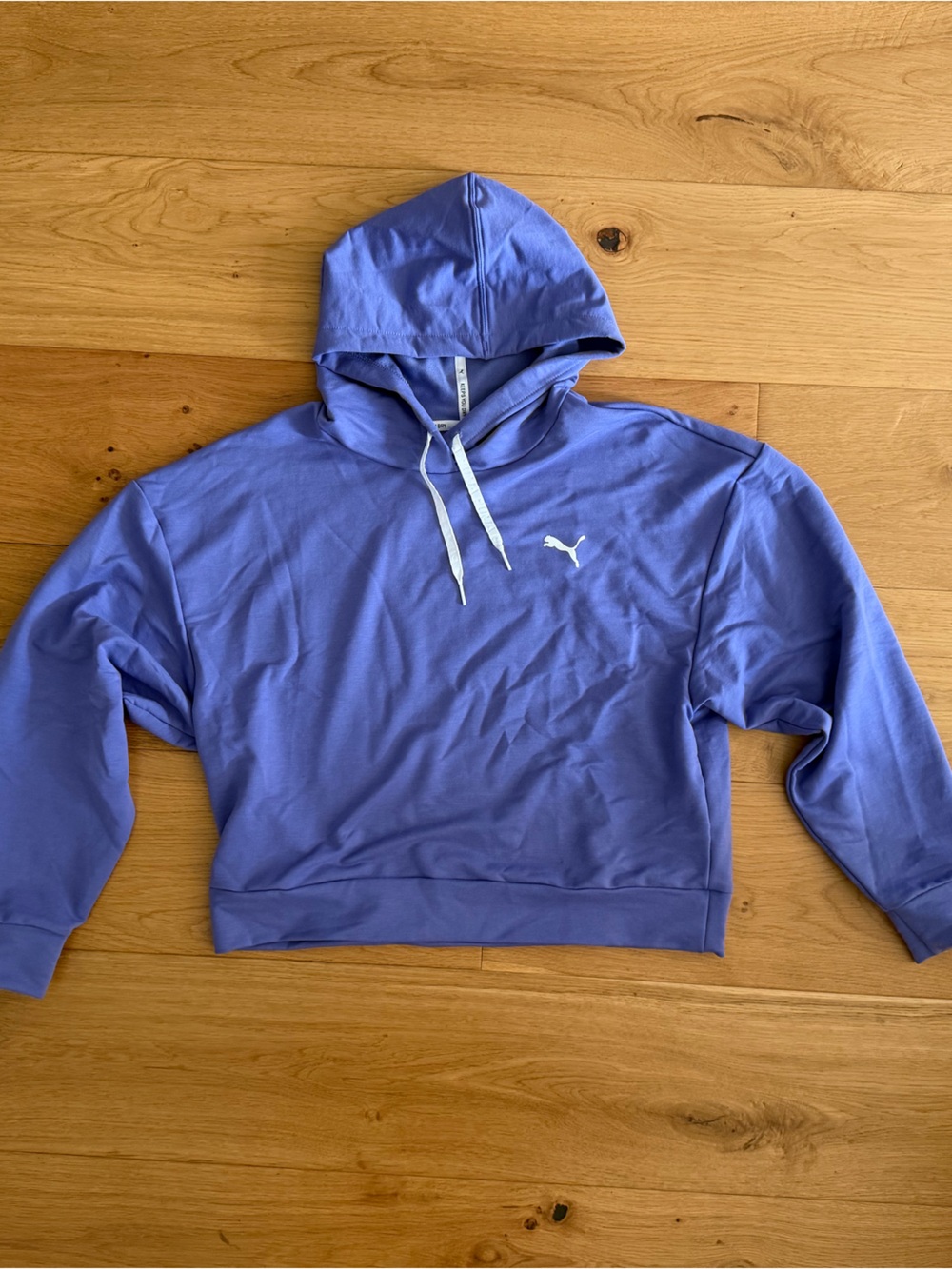 Puma Lavender Pullover Hoodie with White Logo